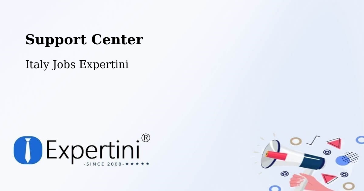 Support Services – Filetto - Italy Jobs Expertini